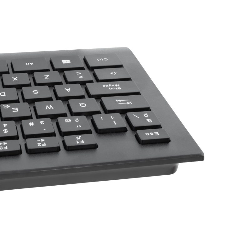 CoolBox USB FLAT PRO KEYBOARD CHOCOLATE KEYS 1.8M CABLE 610G. QUIET