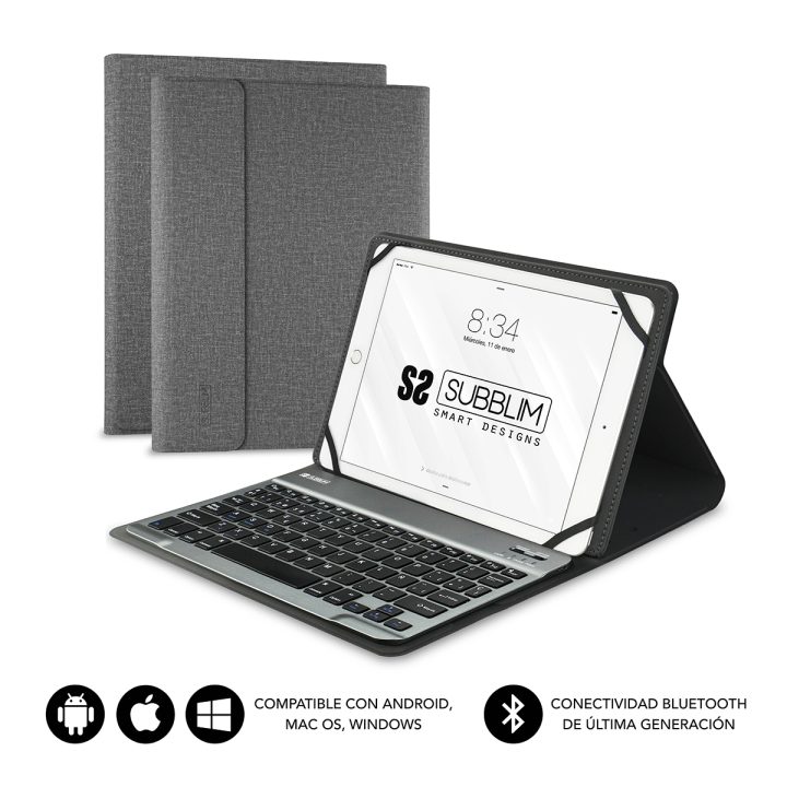 Capa para tablet Subblim keytab pro para tablet 10,1 polegadas…