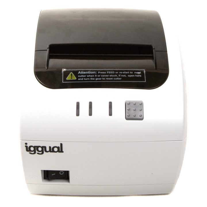 iggual Impresora térmica TP EASY 80W USB+RJ11 blan