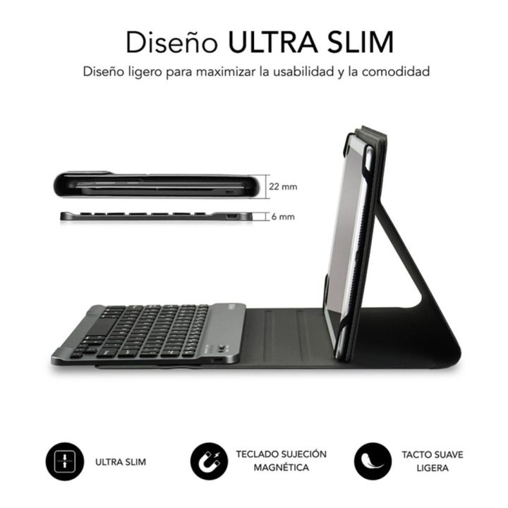 Capa para tablet Subblim keytab pro para tablet 10,1 polegadas…