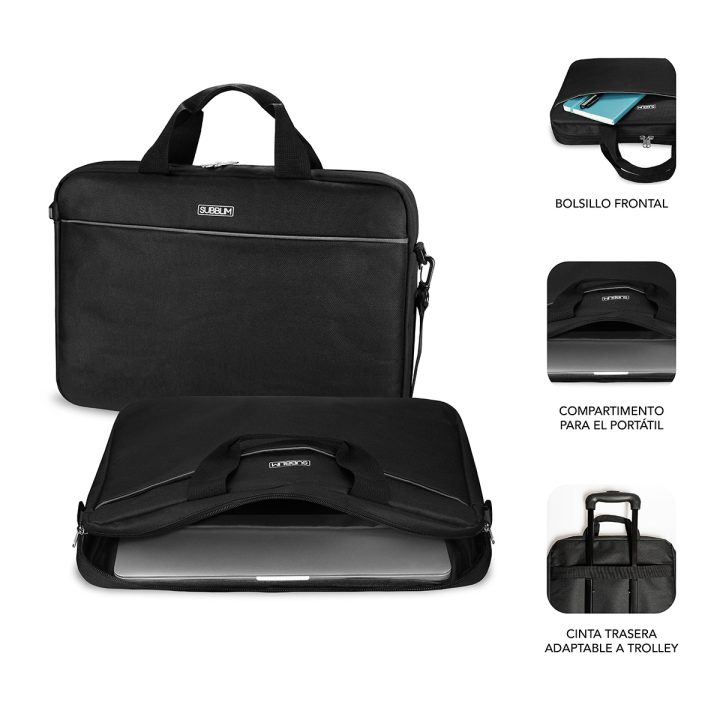 Subblim Laptop Bag with Wired Mouse Select Pack USB + Laptop bag…