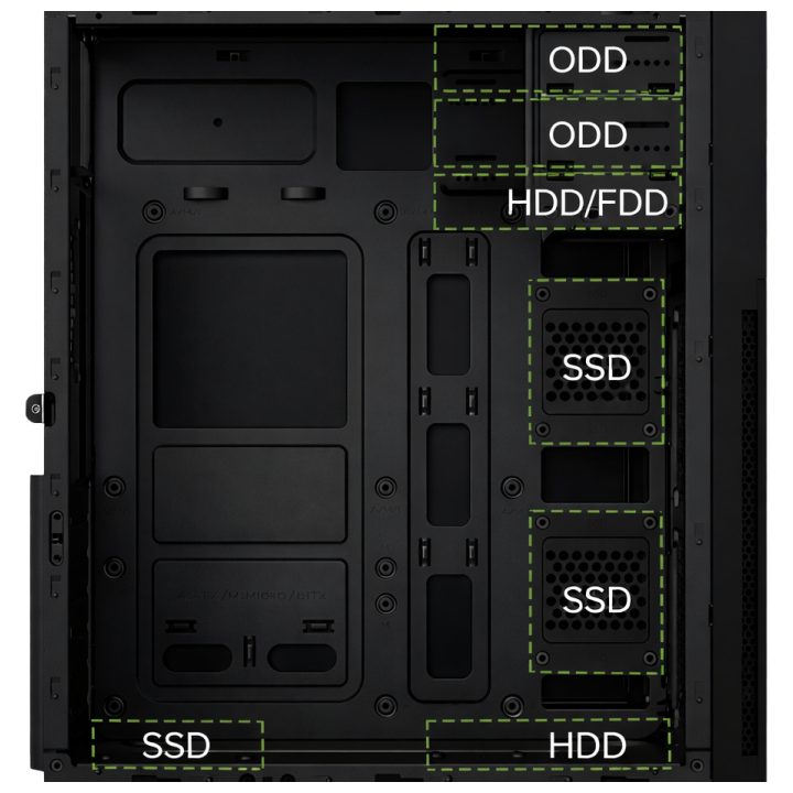 CoolBox ATX CASE A780 USB-C 3.2 GEN1 FTE.500W BASIC500