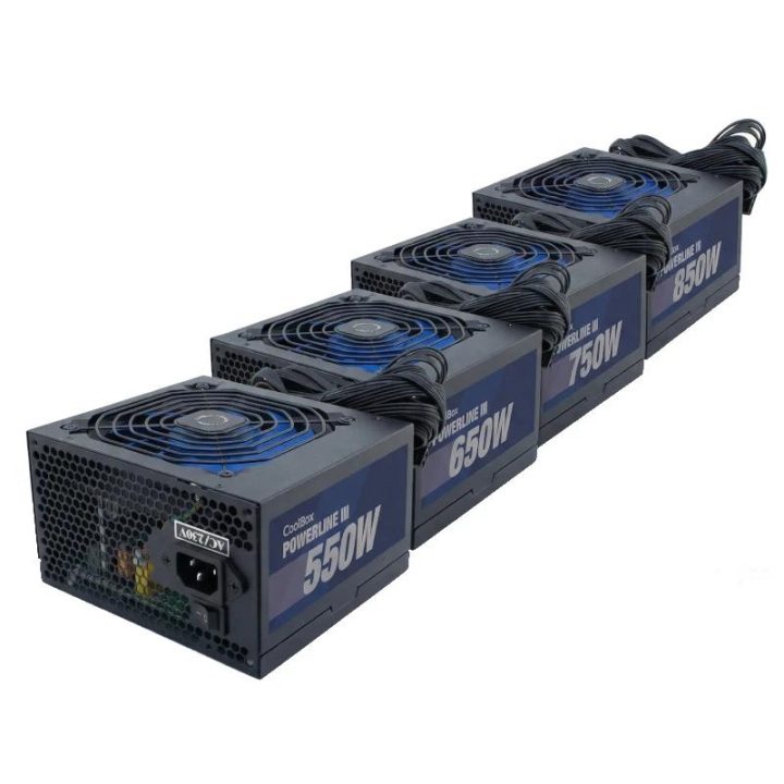 CoolBox PACK FONTES DE ALIMENTAÇÃO POWERLINE III 550/650/750/850W…