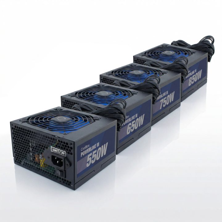 CoolBox PACK FUENTES DE ALIMENTACION POWERLINE III 550/650/750/850W…