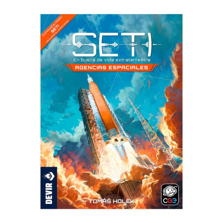 Devir Expansão jogo de tabuleiro SETI: Agências Espaciais (BGSETAESP)