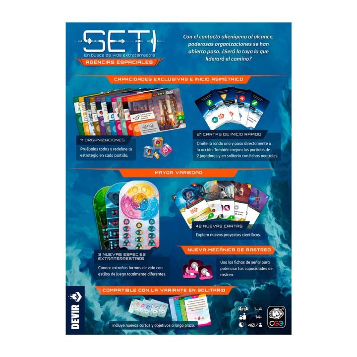 Devir Board Game Expansion seti: Space Agencies (BGSETAESP)