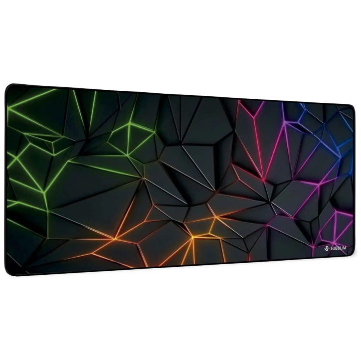 Subblim Neon Obsidian XL Alfombrilla de ratón para juegos Negro…
