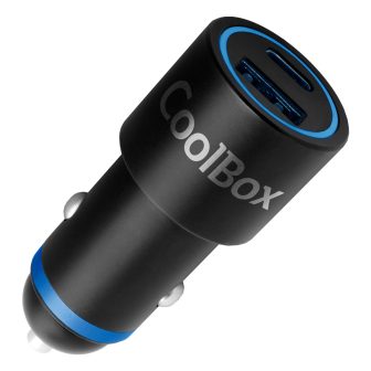 CoolBox CARGADOR USB COCHE 48W USB-A/USB-C