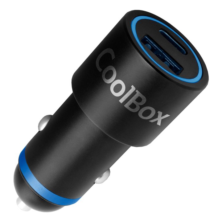 CoolBox CAR USB CHARGER 48W USB-A/USB-C