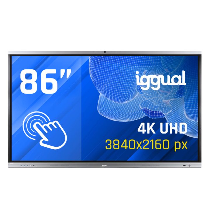 iggual 4K Interactive Display ORCHID 86" Webcam