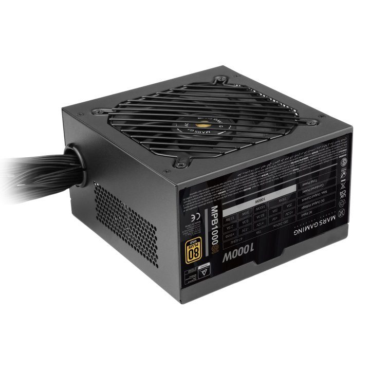 Mars Gaming MPB1000SI Power Supply Unit 1000 W 24-pin ATX ATX Black