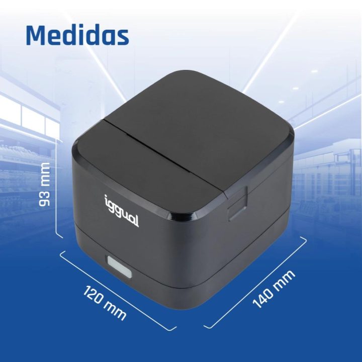 iggual Impressora térmica de tickets TP EASY 58 USB+RJ