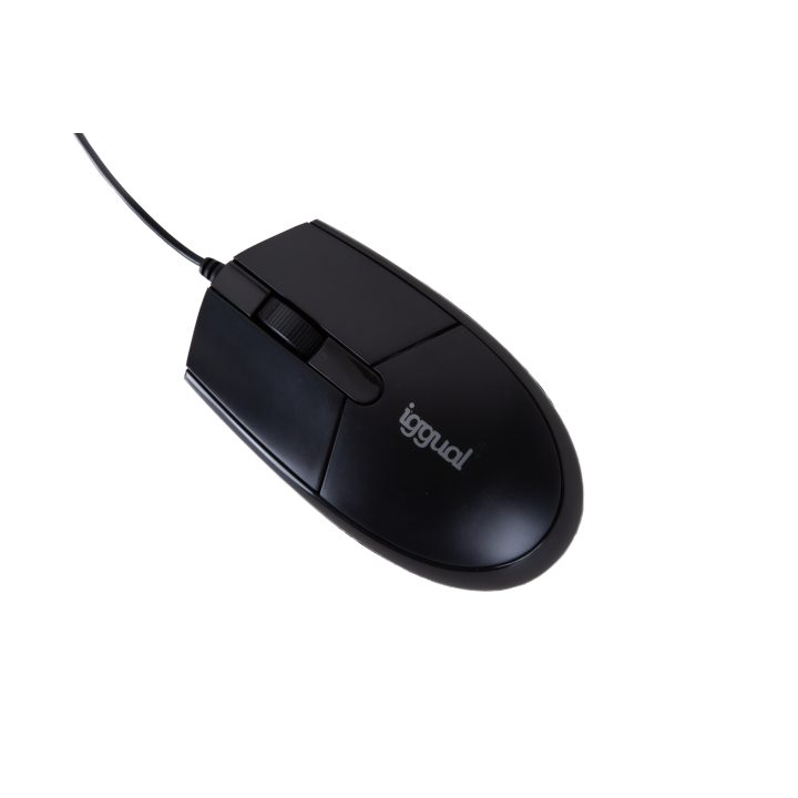 iggual COM-BASIC3-800DPI Optical Mouse Black