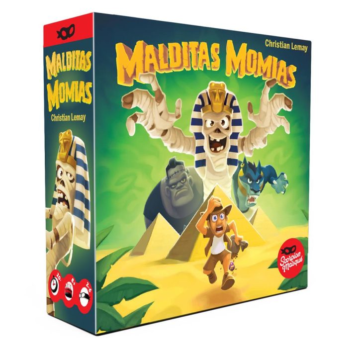 Asmodee Cursed Mummies Board Game PEGI 8 (SMMM0001)