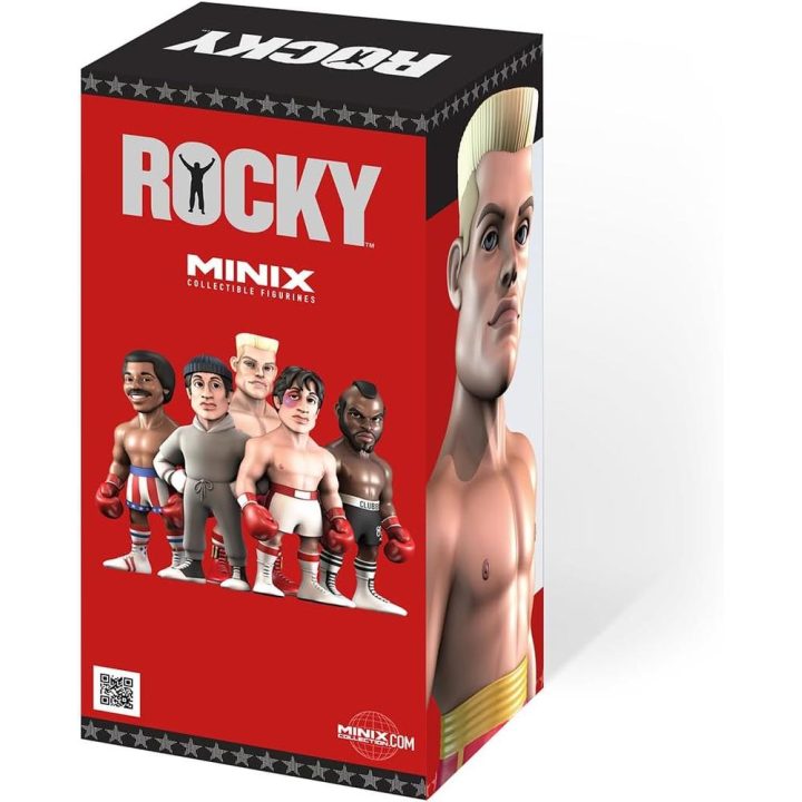 Bandai vermelho Figura minix rocky-ivan drago (MN11704)