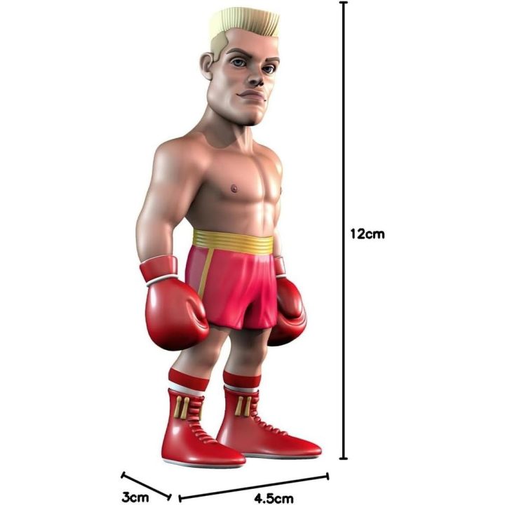 Bandai rojo Figura minix rocky-ivan drago (MN11704)