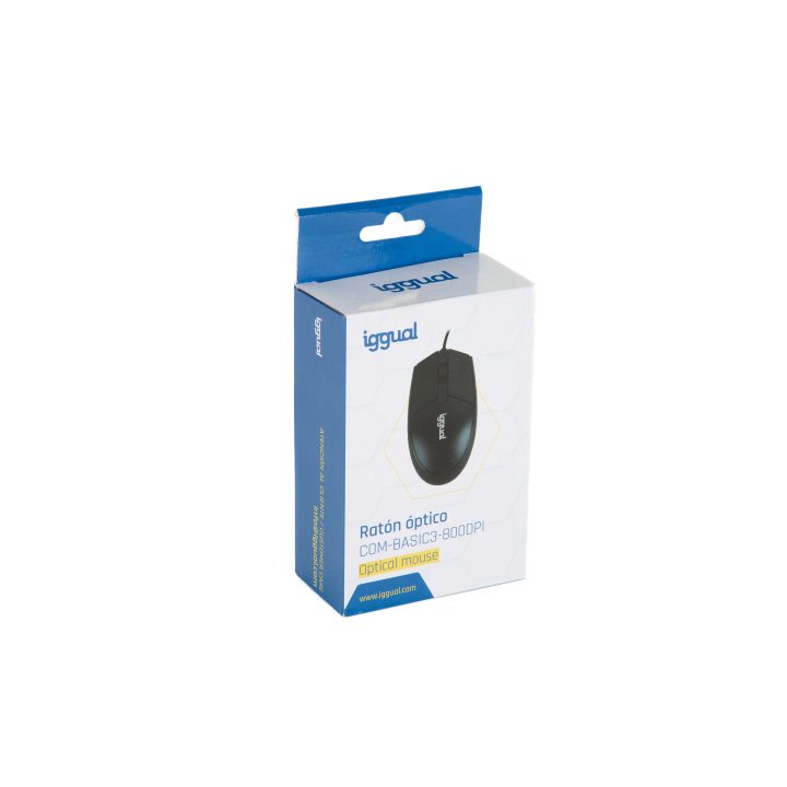 iggual Rato óptico COM-BASIC3-800DPI preto