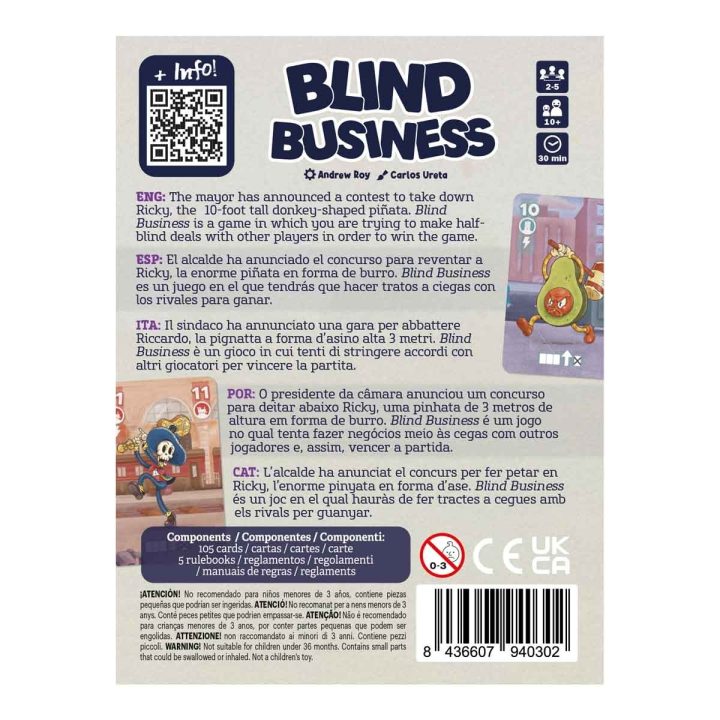 Devir Blind Business Card Game (BGBBML)