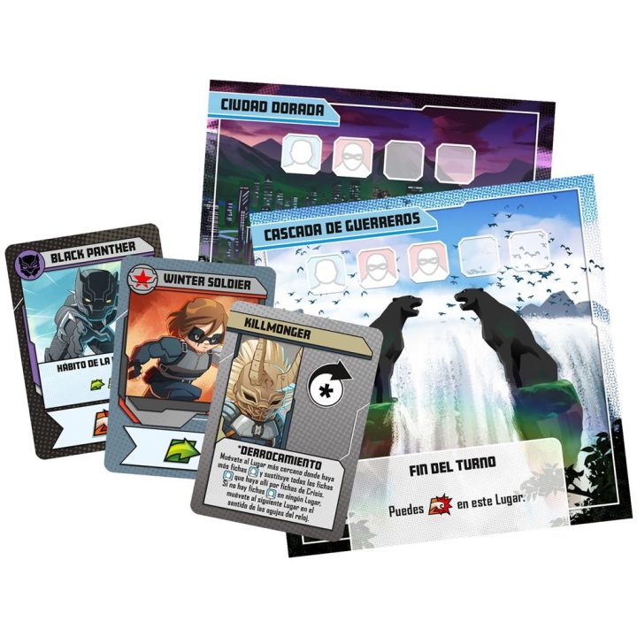 Asmodee Jogo de tabuleiro Marvel O Ascenso de Black Panther PEGI 10…
