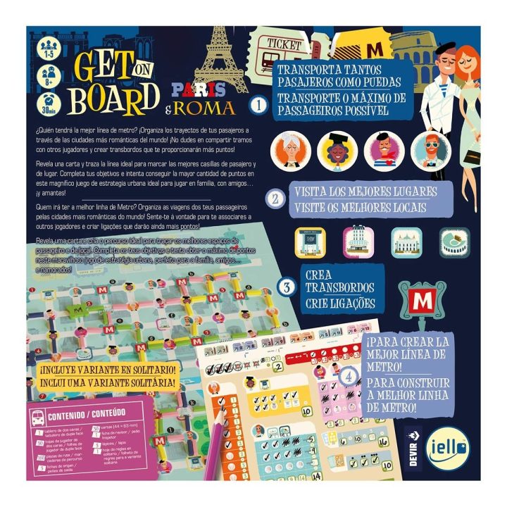 Devir Board Game Get On Board (BGGOBPRPS)