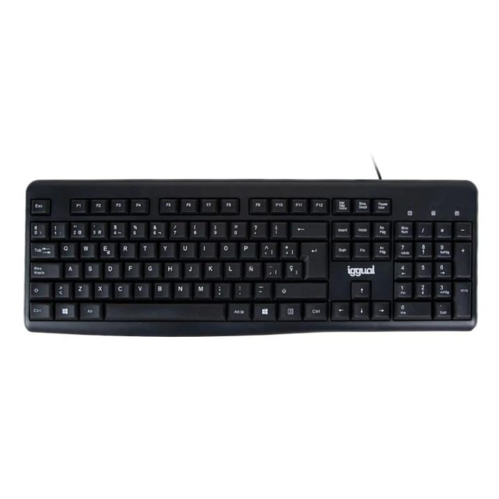 iggual Standard Keyboard CK-BASIC2-105T Black