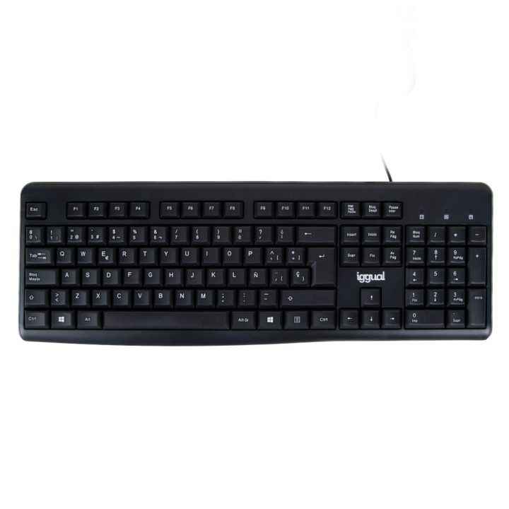 iggual Standard Keyboard CK-BASIC2-105T Black