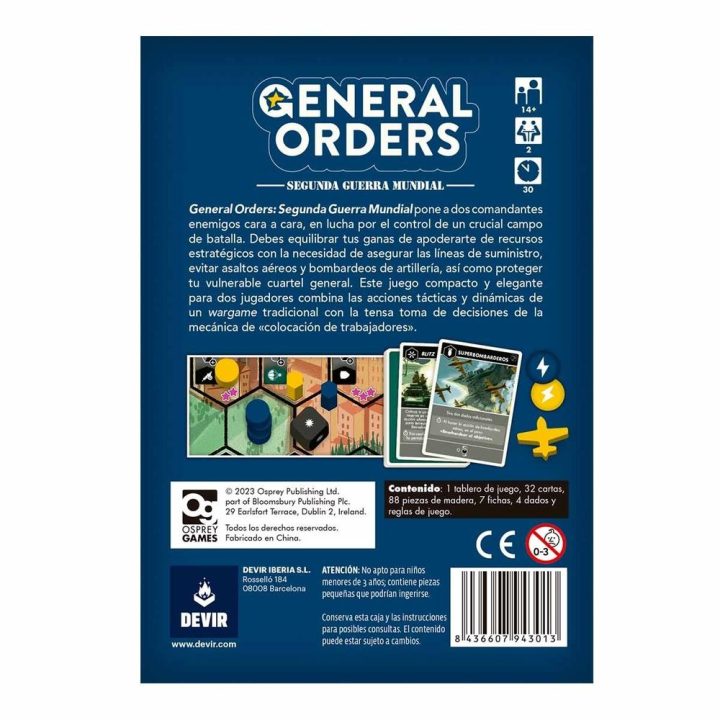 Devir Board Game General Orders (BGGEOSP)