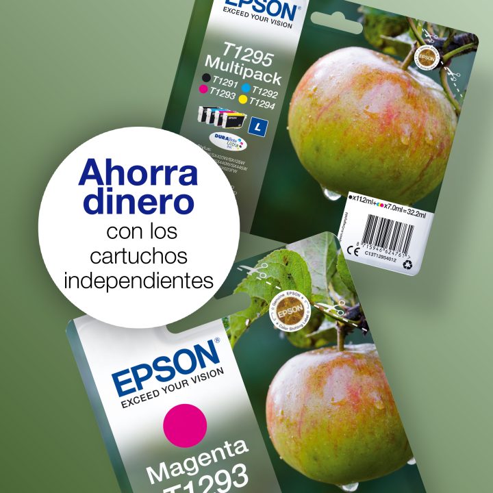 Epson Apple Tinta cian T1292 DURABrite Ultra Manzana