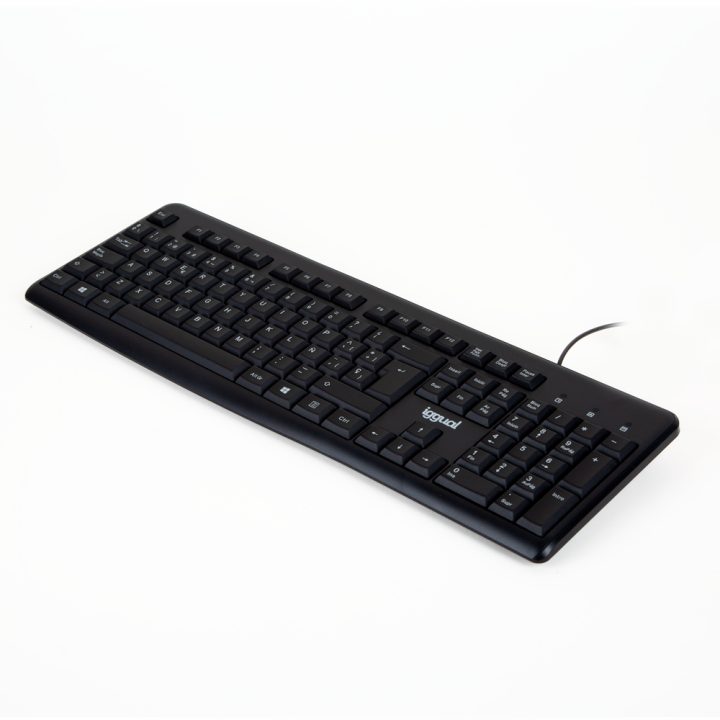iggual Teclado estándar CK-BASIC2-105T negro