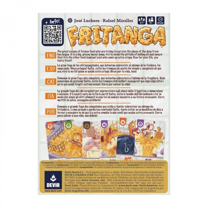 Devir Jogo de mesa fritanga (BGFRIML)