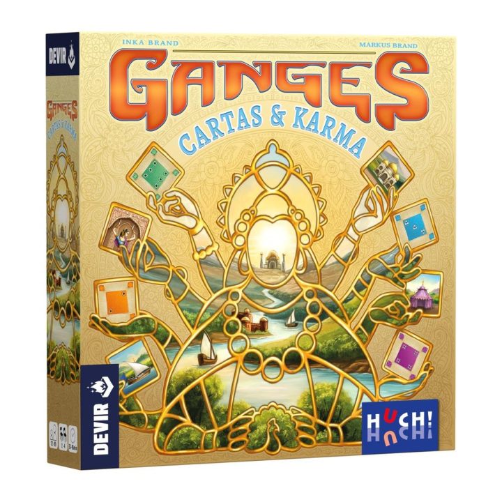 Devir Jogo de tabuleiro Ganges Cartas e Karma (BGGANCAPS)