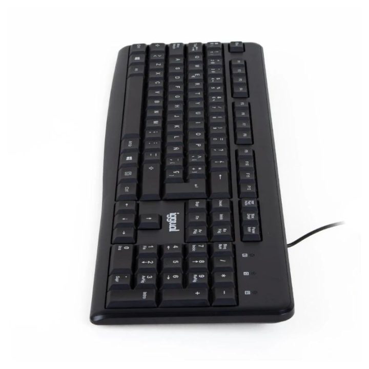iggual Standard Keyboard CK-BASIC2-105T Black