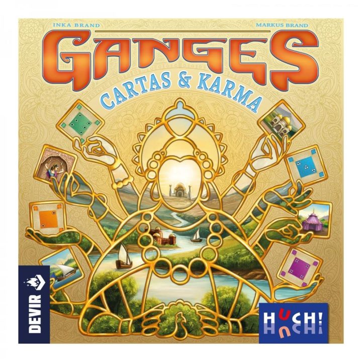 Devir Jogo de tabuleiro Ganges Cartas e Karma (BGGANCAPS)