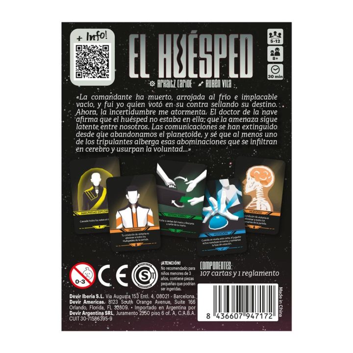 Devir Jogo de mesa O Hóspede Pocket (BGHUESP)