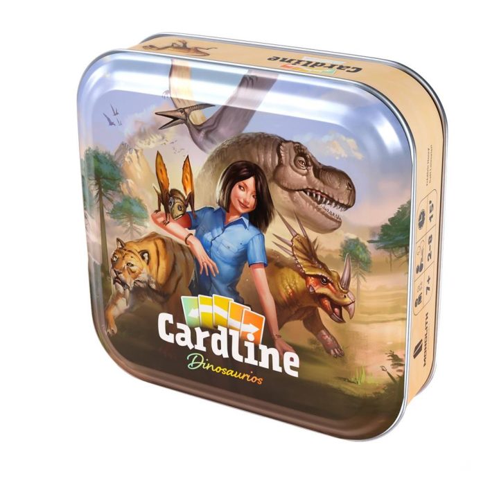 Asmodee Jogo de mesa Cardline Dinossauros idade recomendada 7 anos…
