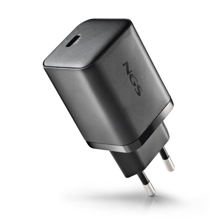 NGS BUD 65W-AS Universal Black AC Fast Charging Indoor