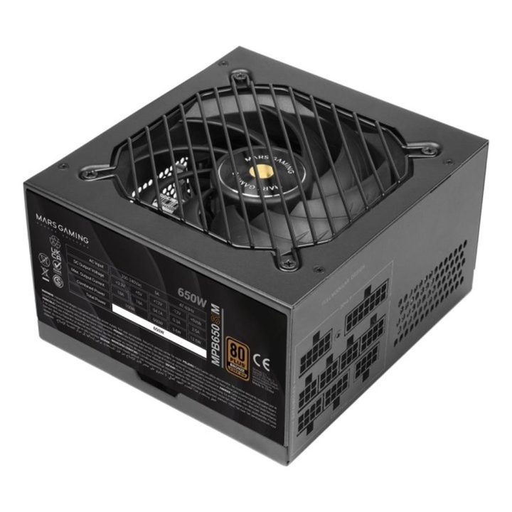 Mars Gaming MPB650SIM unidad de fuente de alimentación 650 W 24-pin…