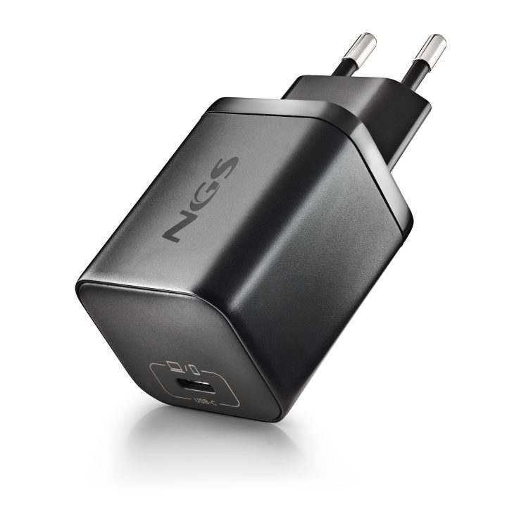 NGS BUD 65W-AS Universal Black AC Fast Charging Indoor
