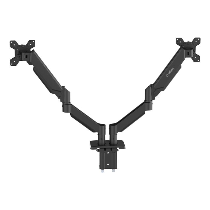 CoolBox M02D Dual Monitor Gas Spring Arm Stand