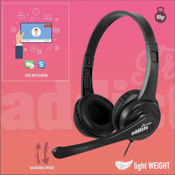 NGS VOX 505 wired over-ear headphones
