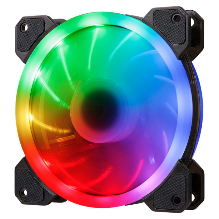 Hiditec N5-ARGB Computer Case Fan 12 cm Black
