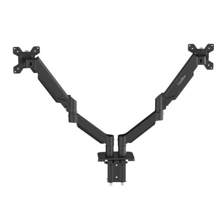 CoolBox M02D Dual Monitor Gas Spring Arm Stand