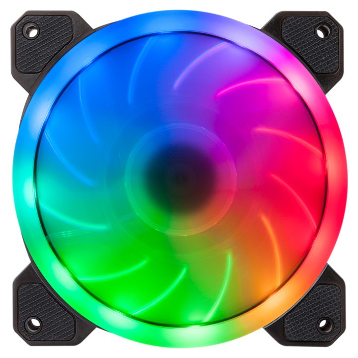 Hiditec N5-ARGB Computer Case Fan 12 cm Black