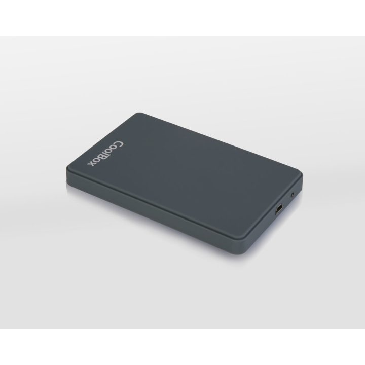 CoolBox CAIXA/CARCAÇA HDD/SSD 2.5" SLIMCOLOR SCG2543 CINZENTA USB3.2…