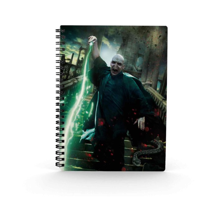 Caderno efeito 3D SD Toys Harry Potter poster Voldemort (WRN25042)