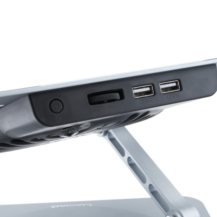 CoolBox BASE REFRIGERADORA COOLAIR 1VRGB ALUMINIO PORTATIL 17.3"