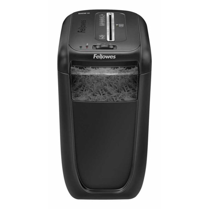 Fellowes 60Cs triturador de papel Corte cruzado 72 dB 23 cm Negro