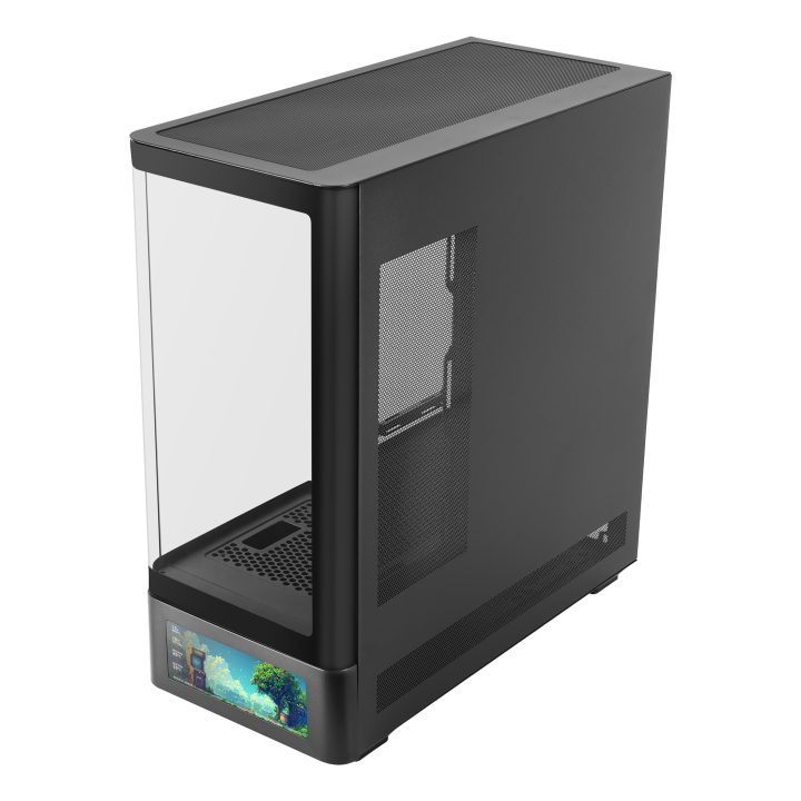Mars Gaming MCLCDPRO caixa de PC Midi Tower Preto