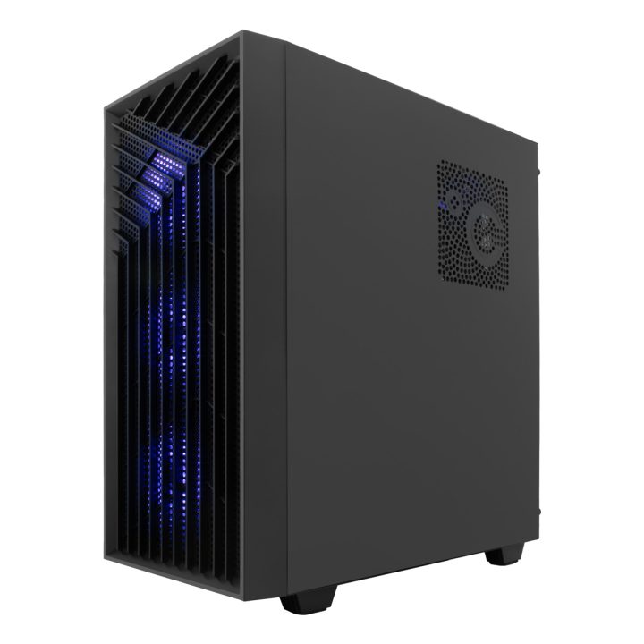 CoolBox GAMING ATX CASE GA300 GRIDLINE ARGB BLACK USB-C 3.2 GEN1 NO…