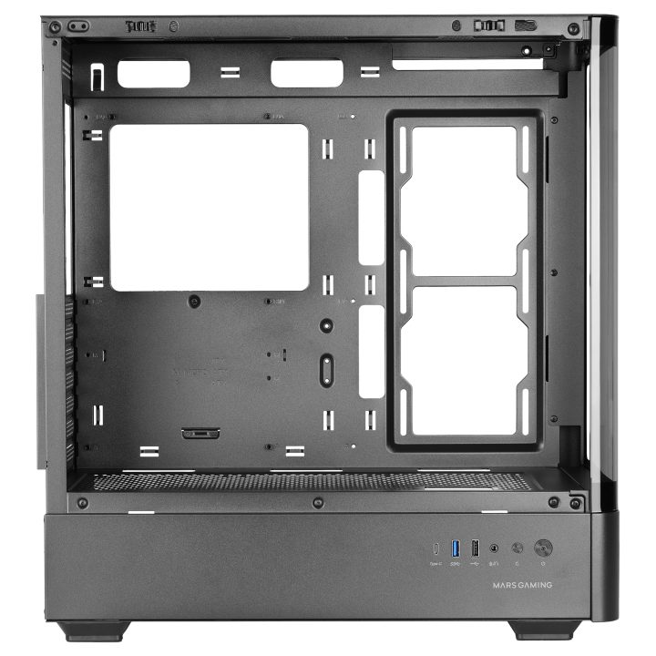 Mars Gaming MCLCDPRO caixa de PC Midi Tower Preto